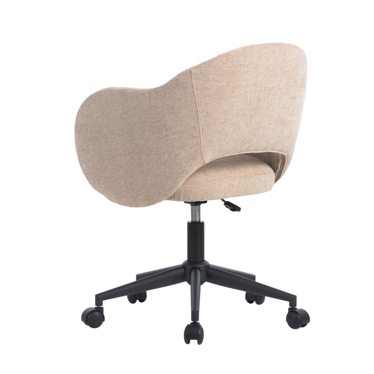 Chaise de bureau reglable tissu sable, ZAGO