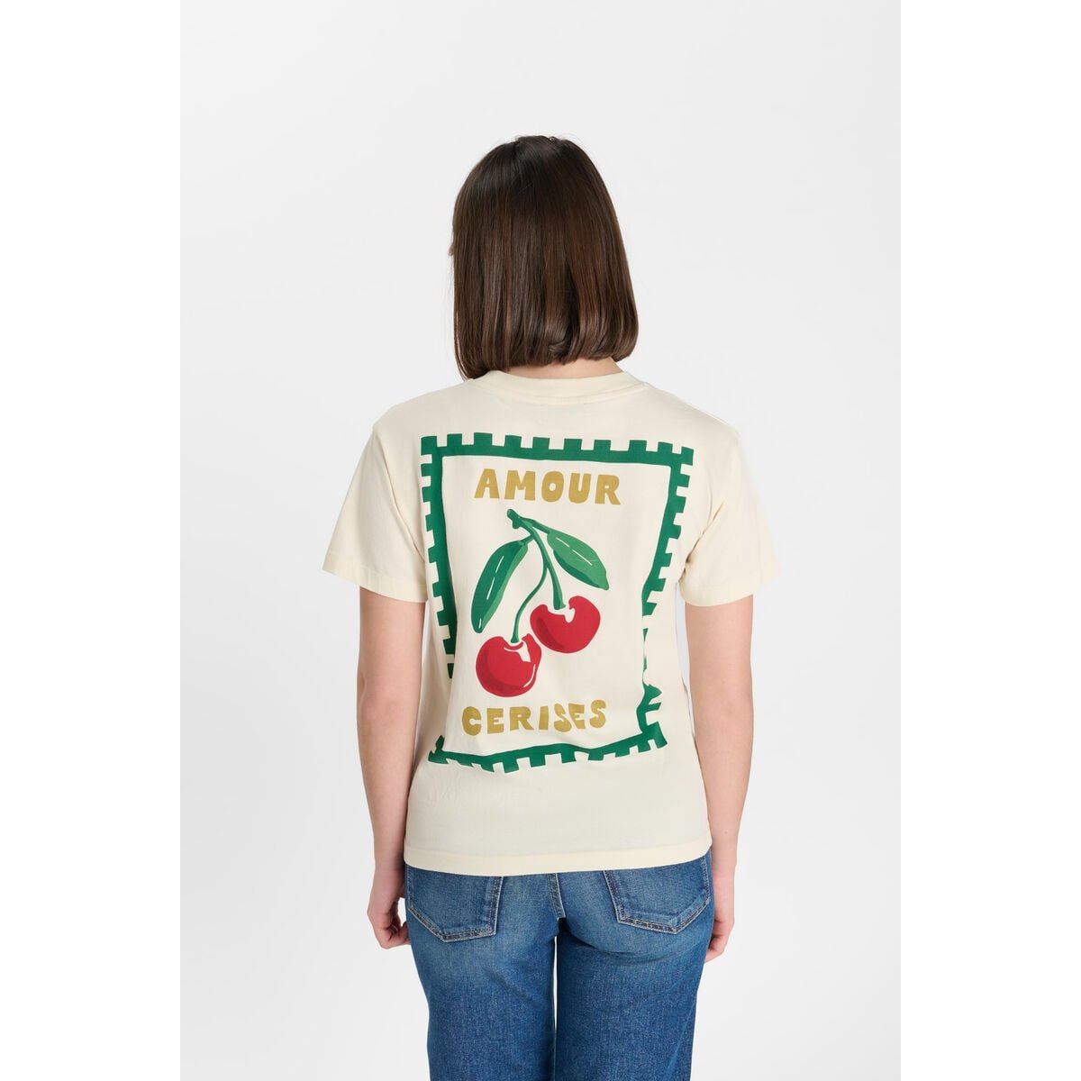 Tee-Shirt ARYAGI cream, LE TEMPS DES CERISES