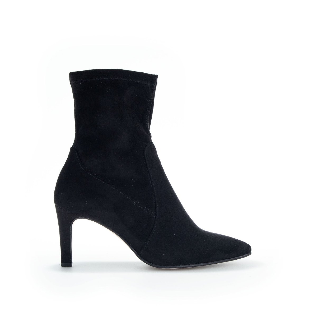 Bottines en textile à talon décroché noir, GABOR