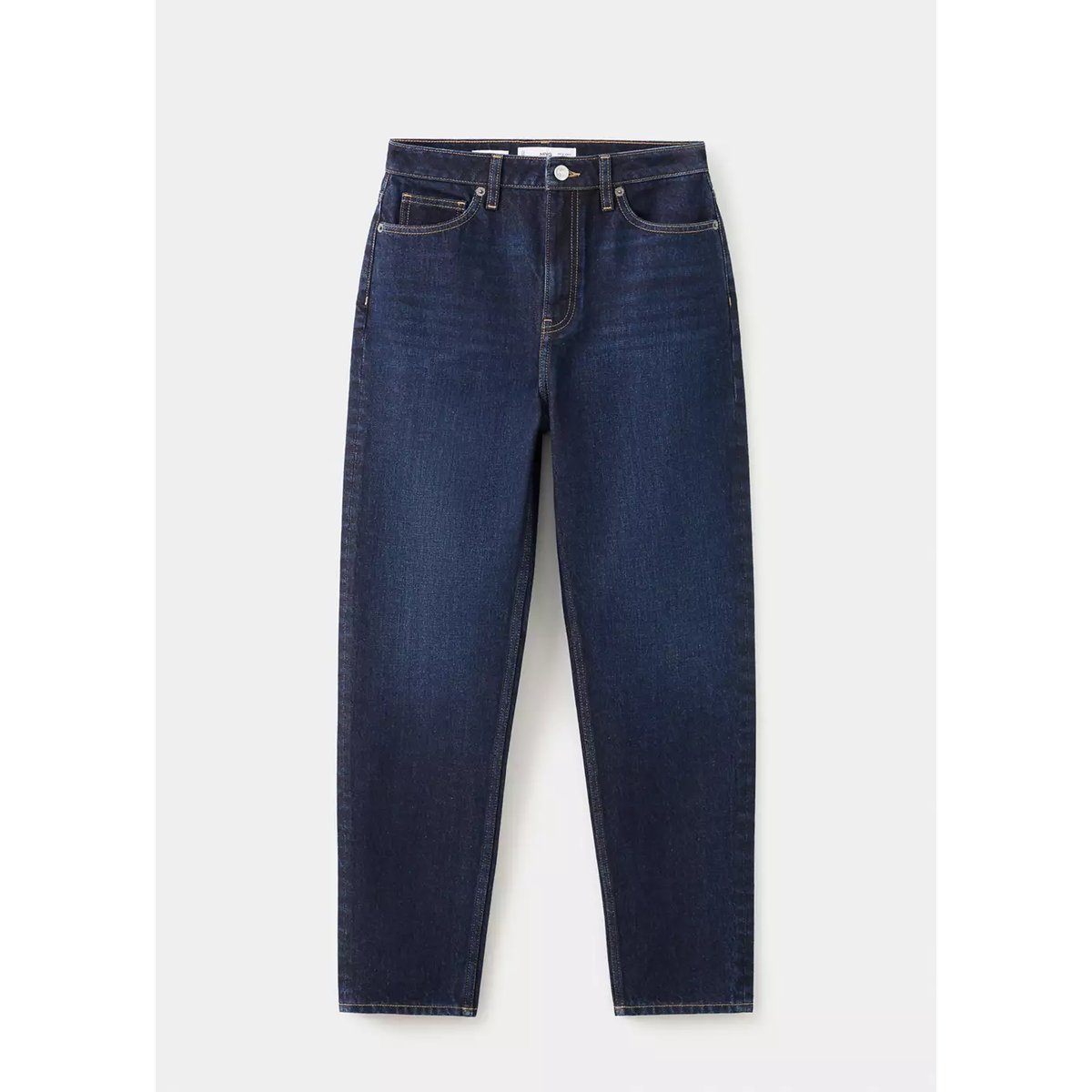 Jean Mom2000 mom taille haute bleu foncé, MANGO