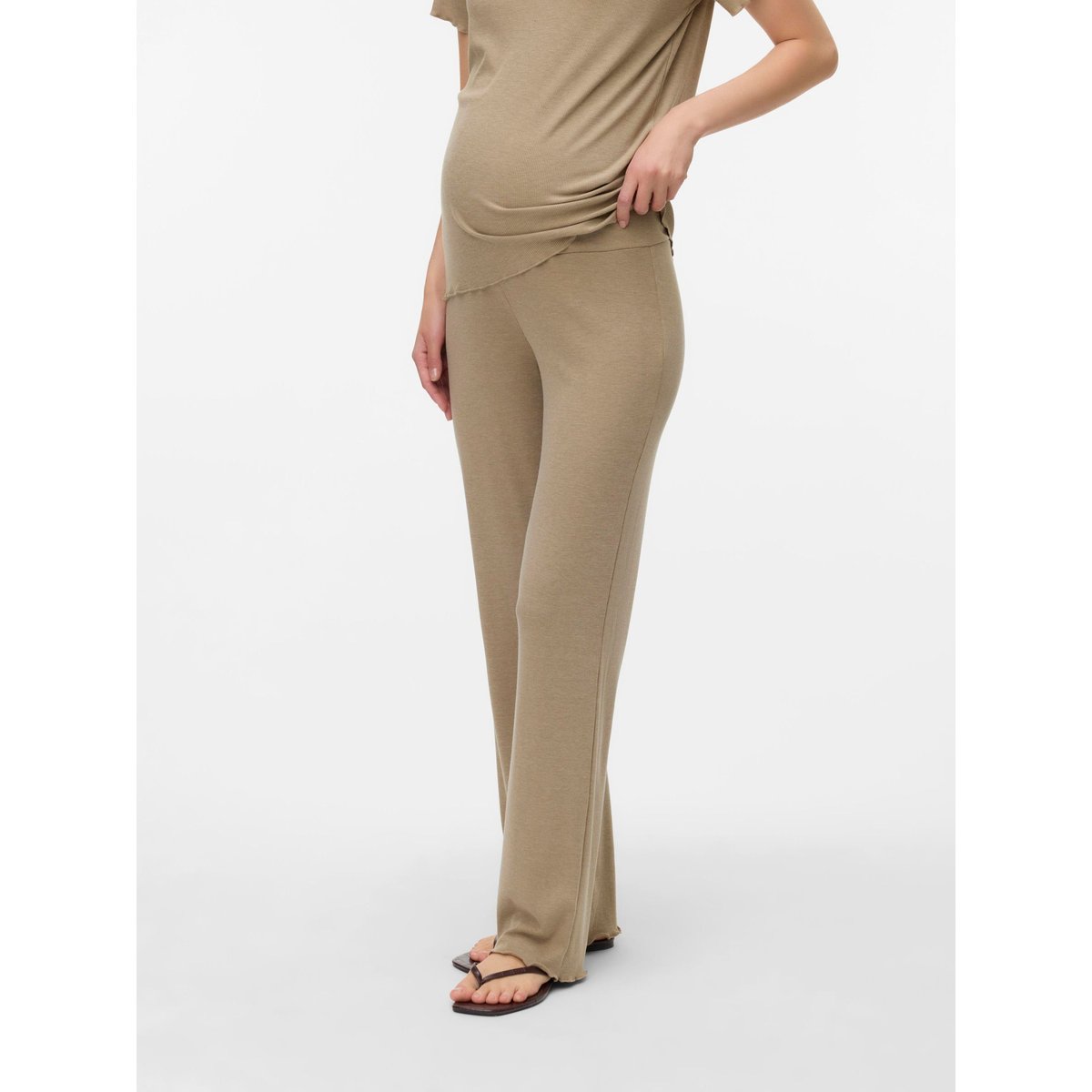Pantalon silver mink, MAMA LICIOUS