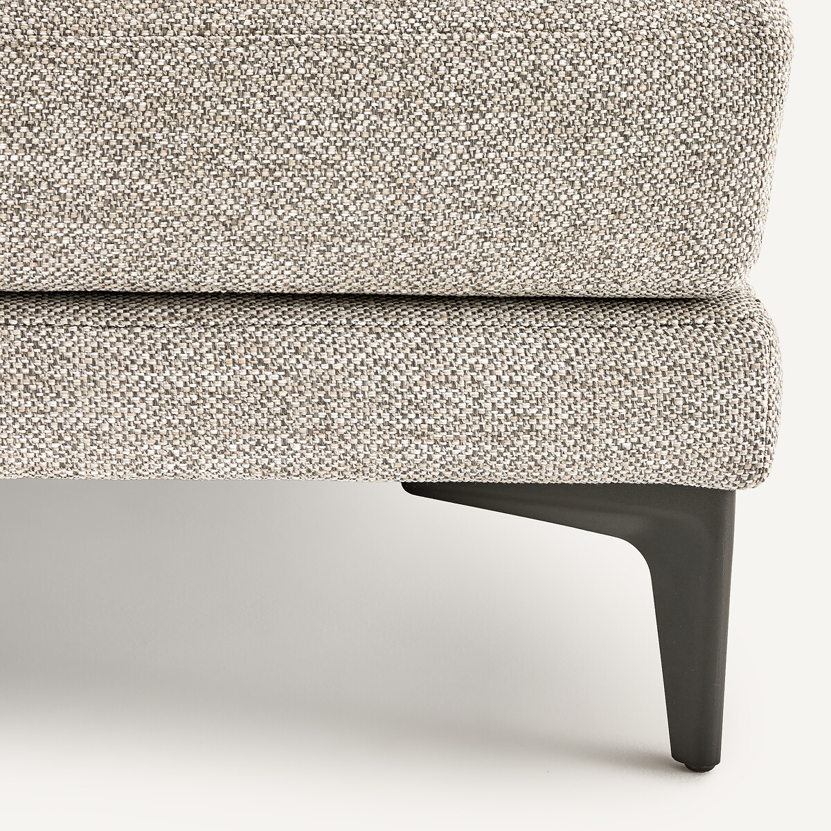 Repose-pieds avec plateau, mélange texturé, MODERNISTE gris moyen, EMMANUEL GALLINA X AM.PM