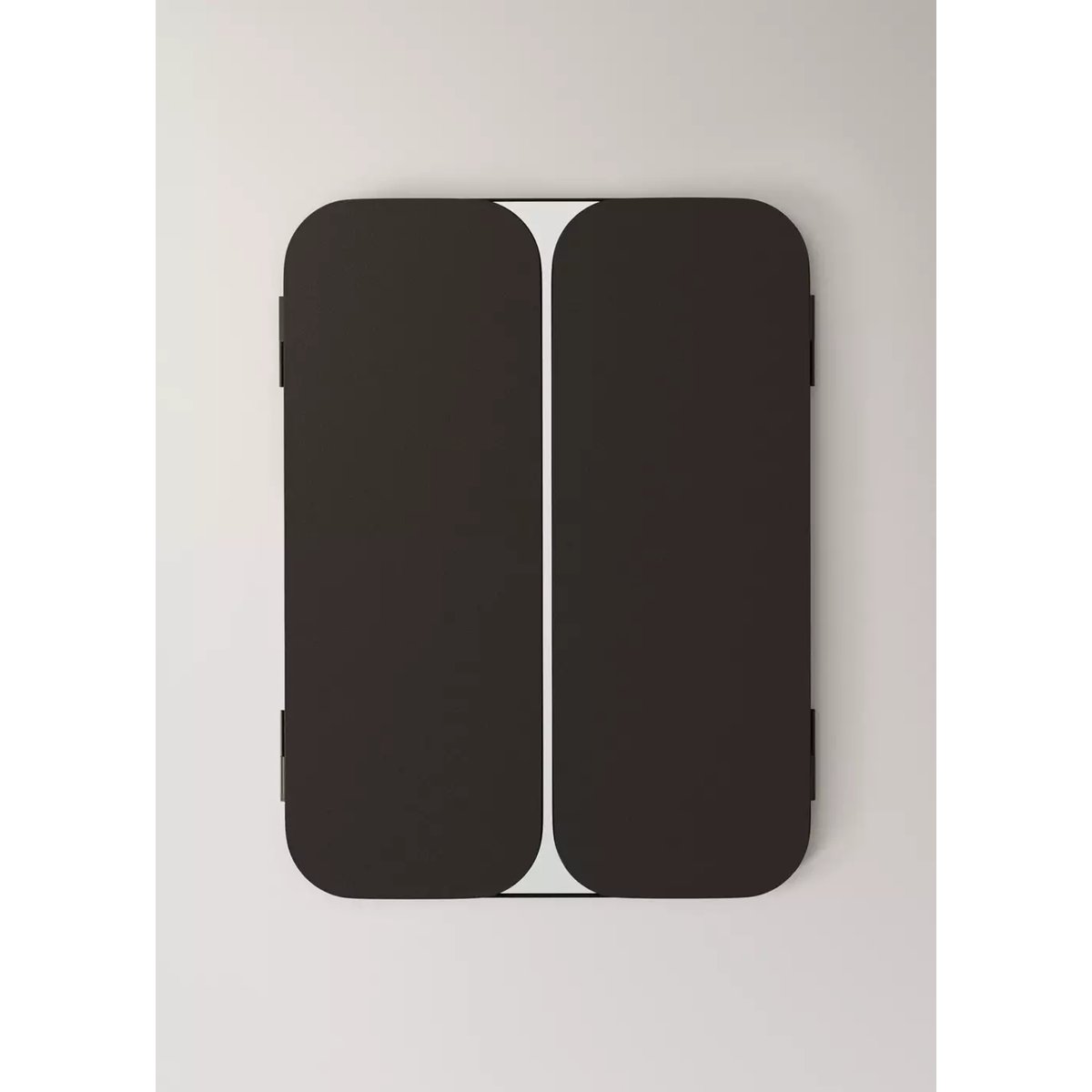 Miroir triptyque en verre noir, MANGO HOME