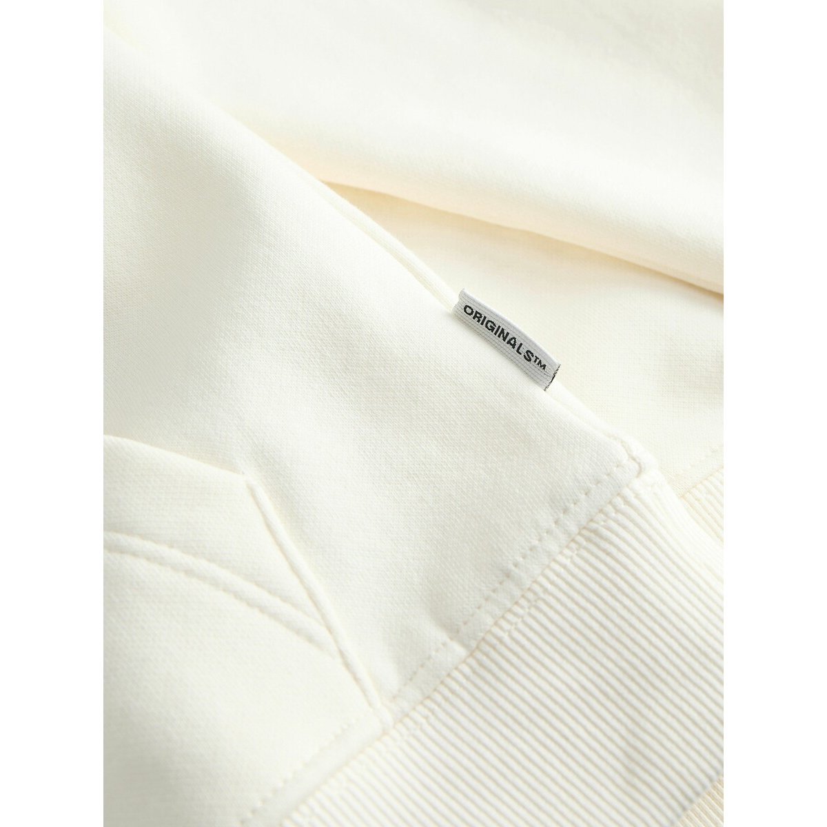 Sweat capuche ecru, JACK & JONES JUNIOR