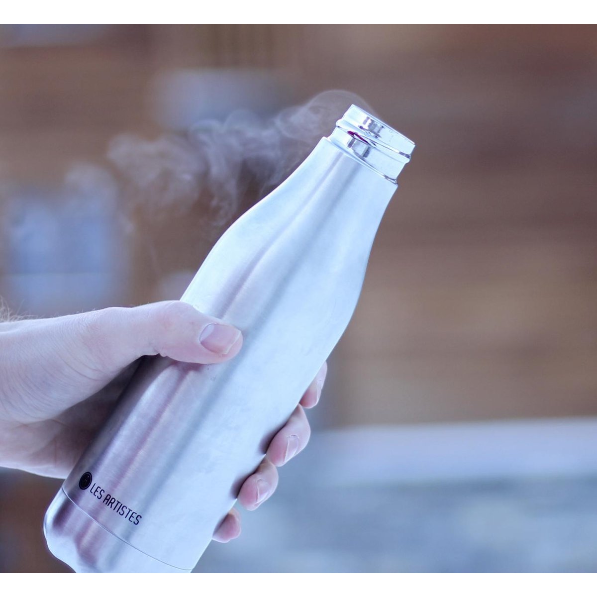 Bouteille isotherme Argentée 750 ml gris, LES ARTISTES PARIS