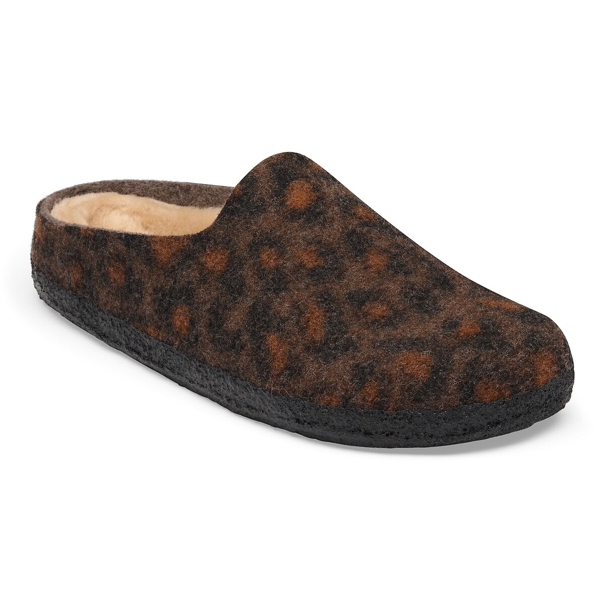 Pantofole foderate Amsterdam fantasia leopardata, BIRKENSTOCK