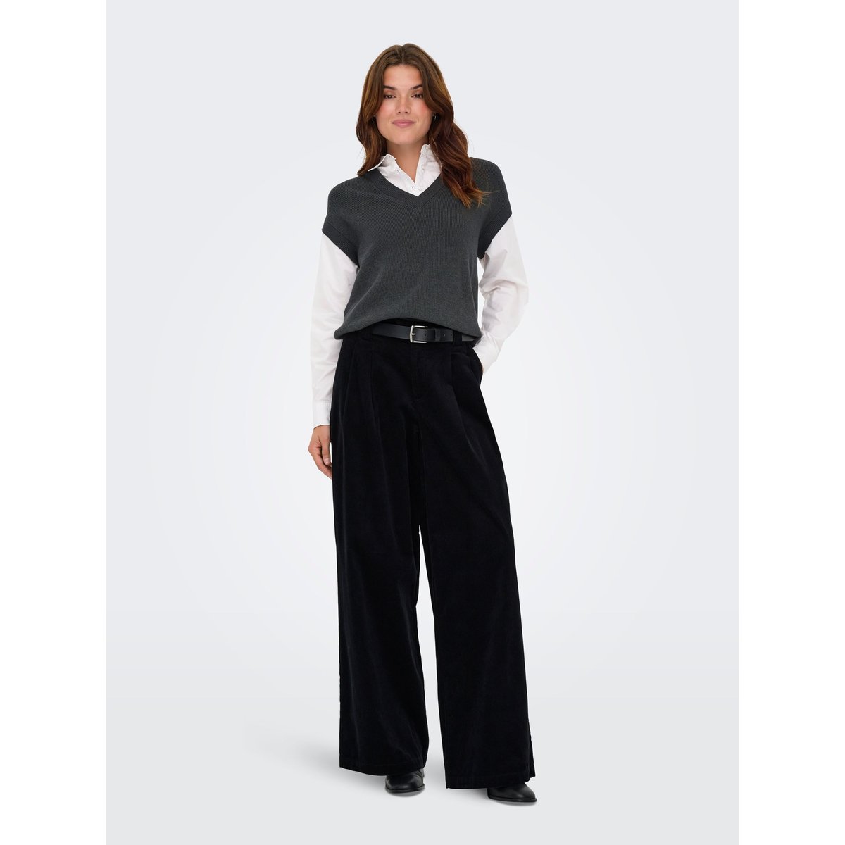 Pantalon À Jambe Large noire - black, ONLY