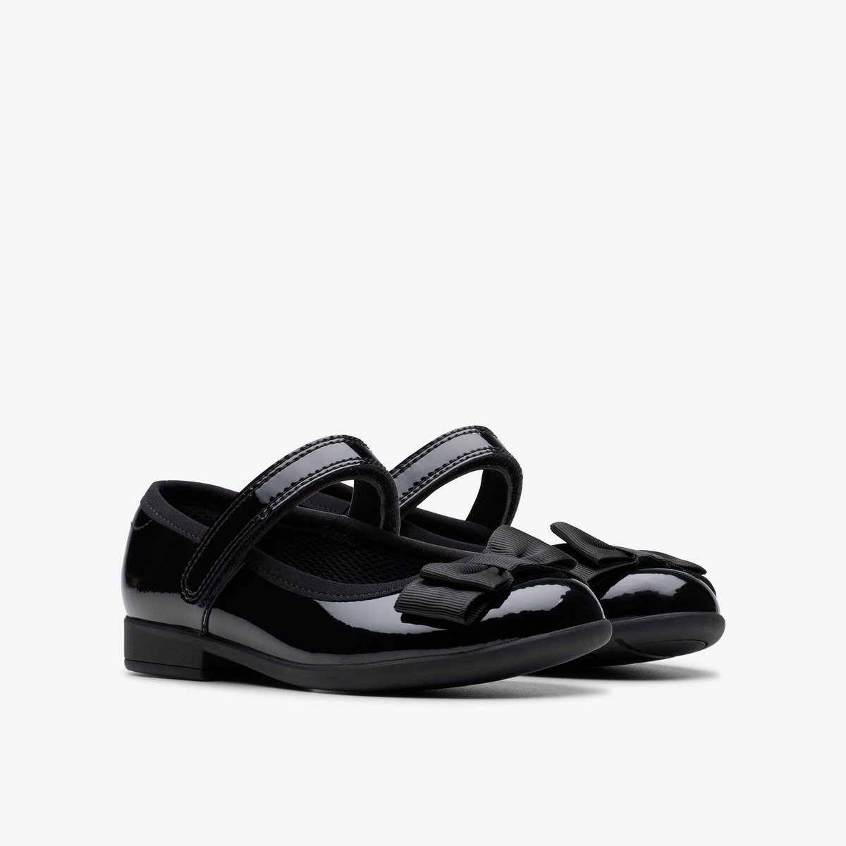 Ballerines Brevet Ajustement Étroit SCALA TAP K noir, CLARKS