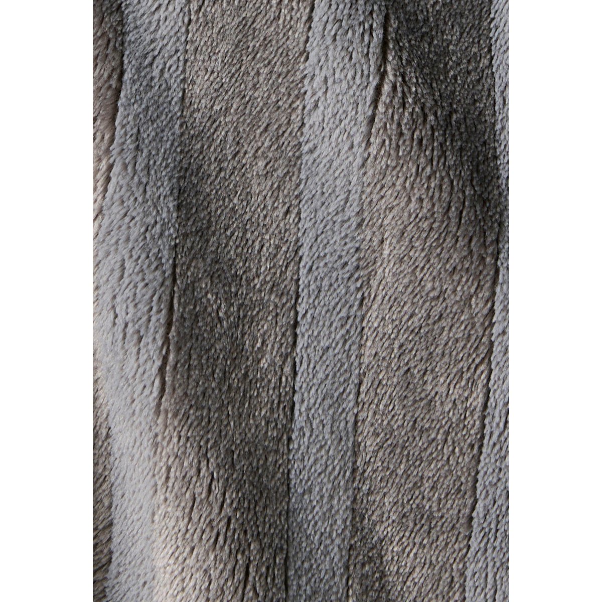 Robe de chambre Thermolactyl en maille jacquard gris rayé, DAMART