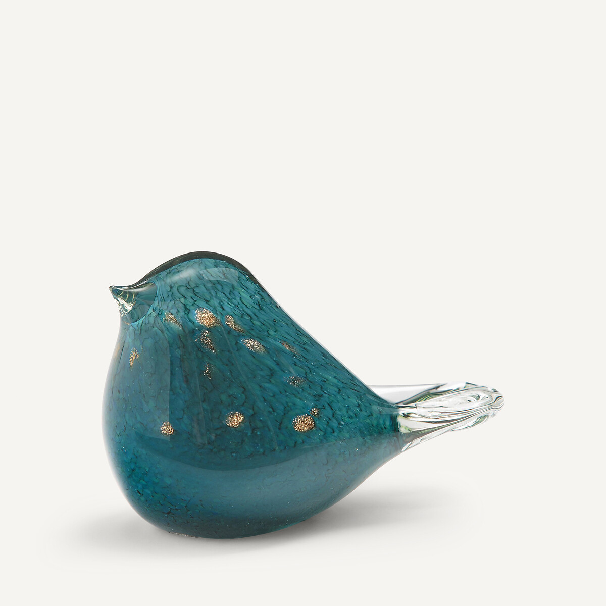 Oiseau décoratif en verre Abby bleu, AM.PM