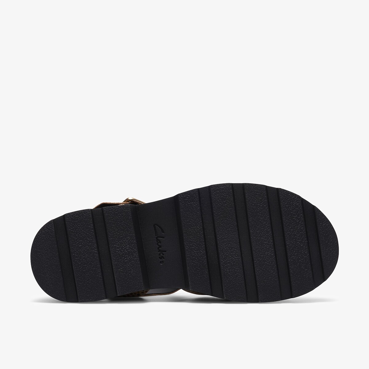 Sandales en cuir Orinoco3 Cross beige/noir, CLARKS