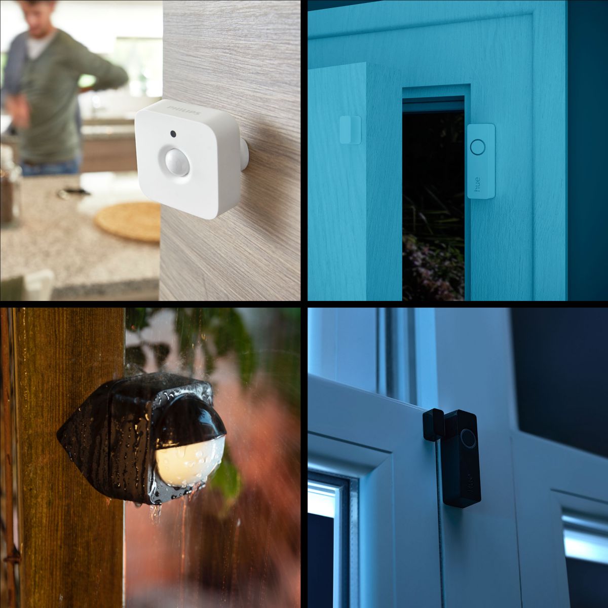 Détecteur d'ouverture SECURE pack de 2 - Noir couleur unique, PHILIPS HUE