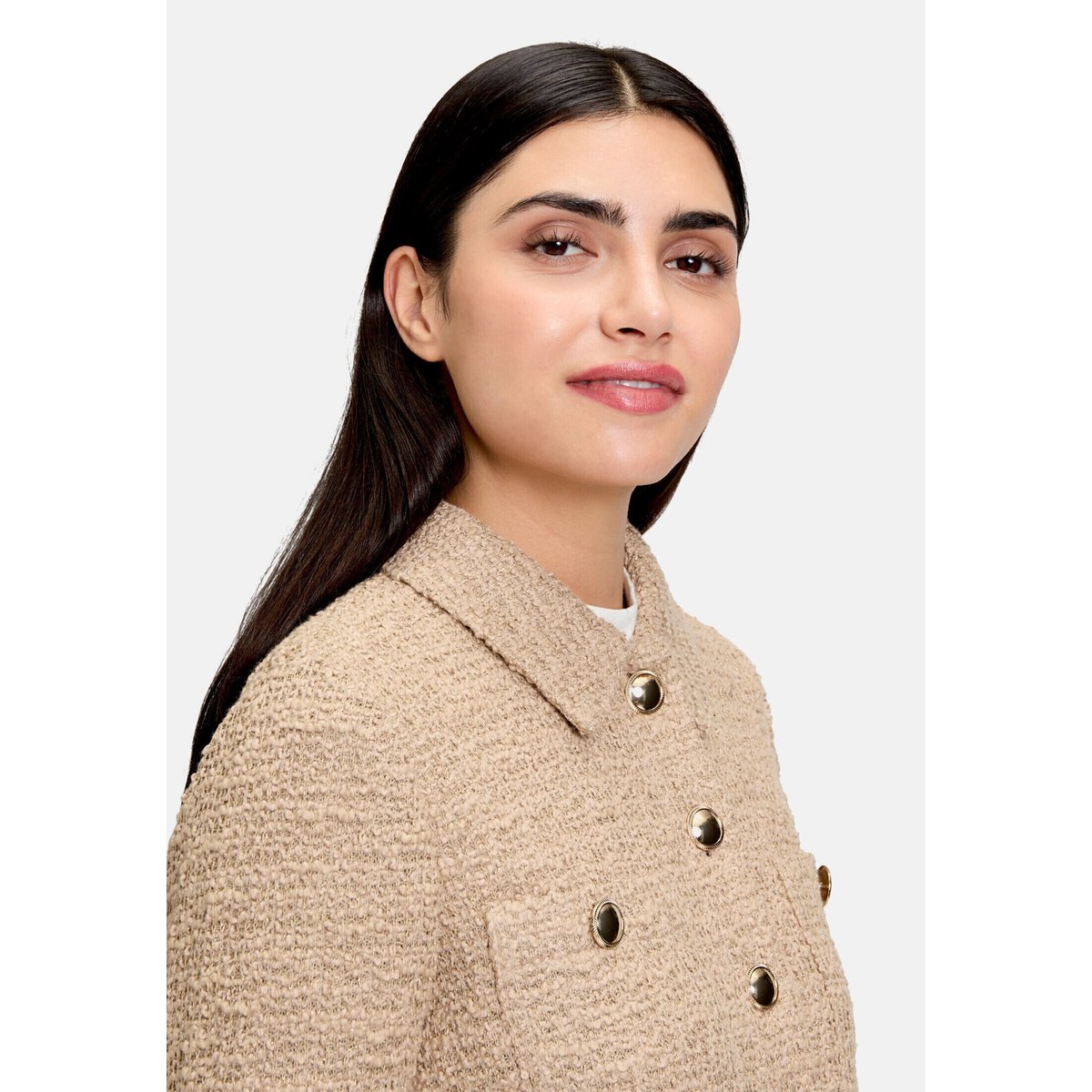Veste blazer à manches longues beige, BETTY BARCLAY