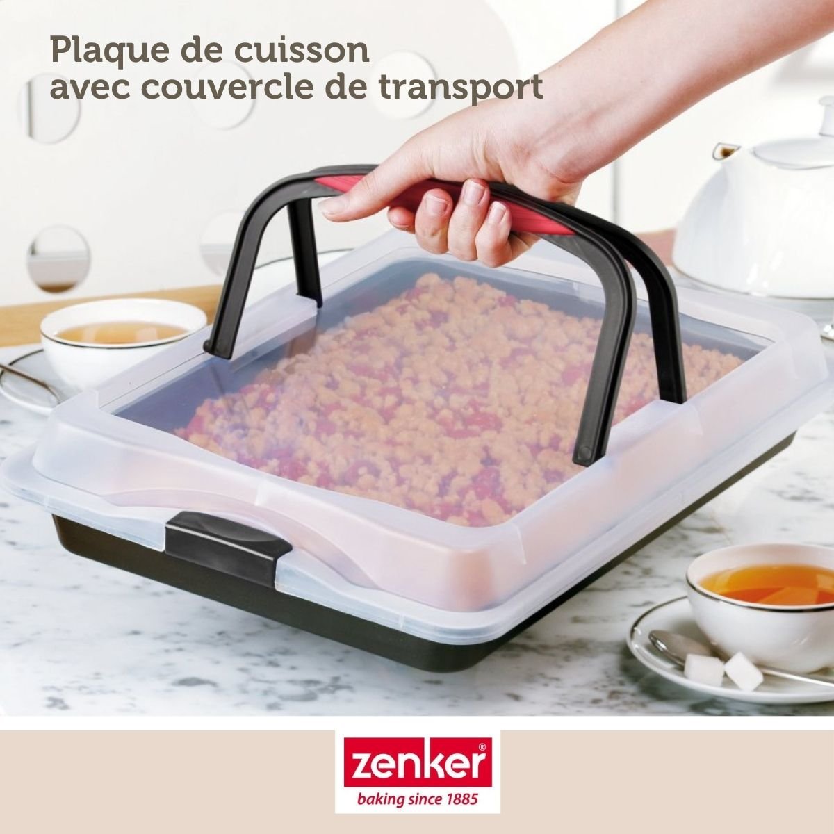 Set de 5 ustensiles de pâtisserie moule à gâteaux BAKE AND GO noir, ZENKER
