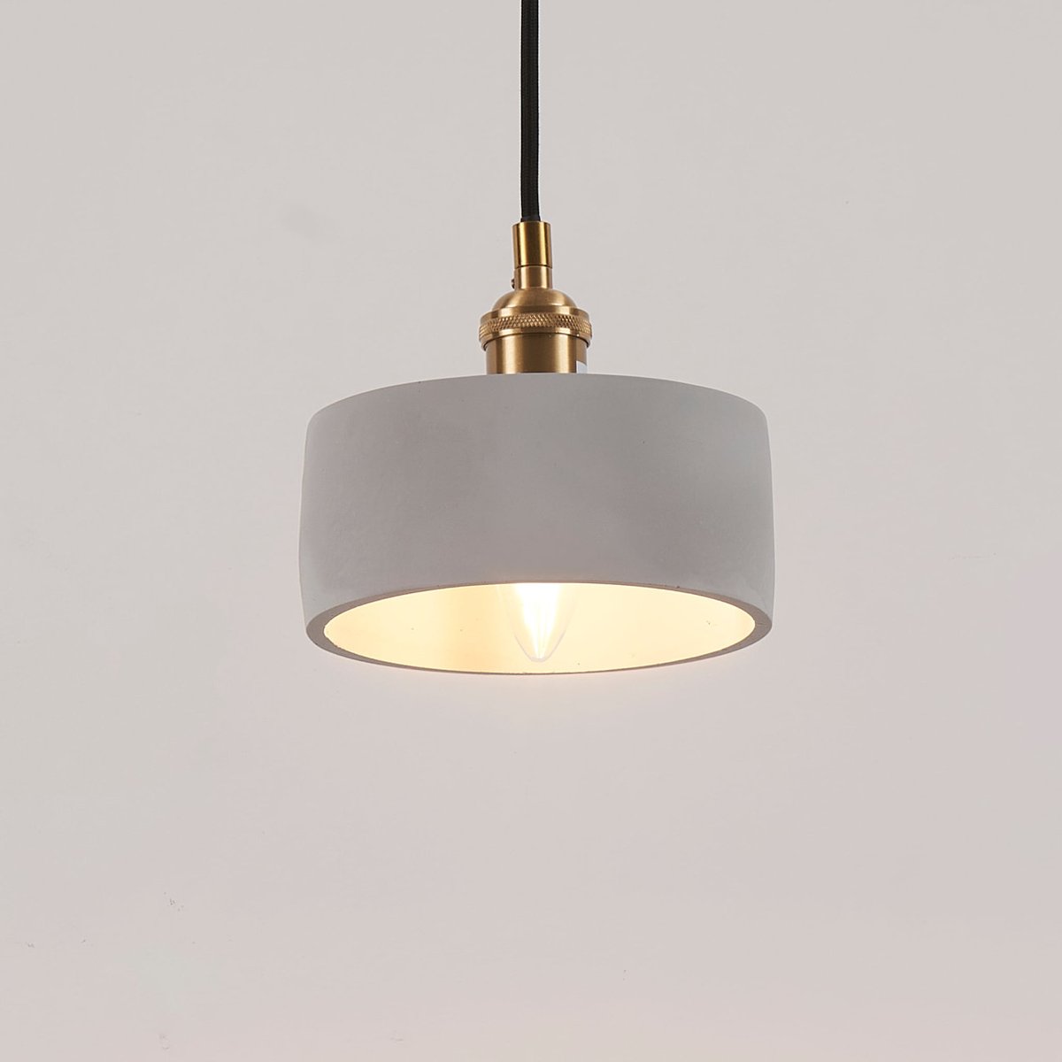 Petite suspension en béton brut - LIKO gris, KOSILUM