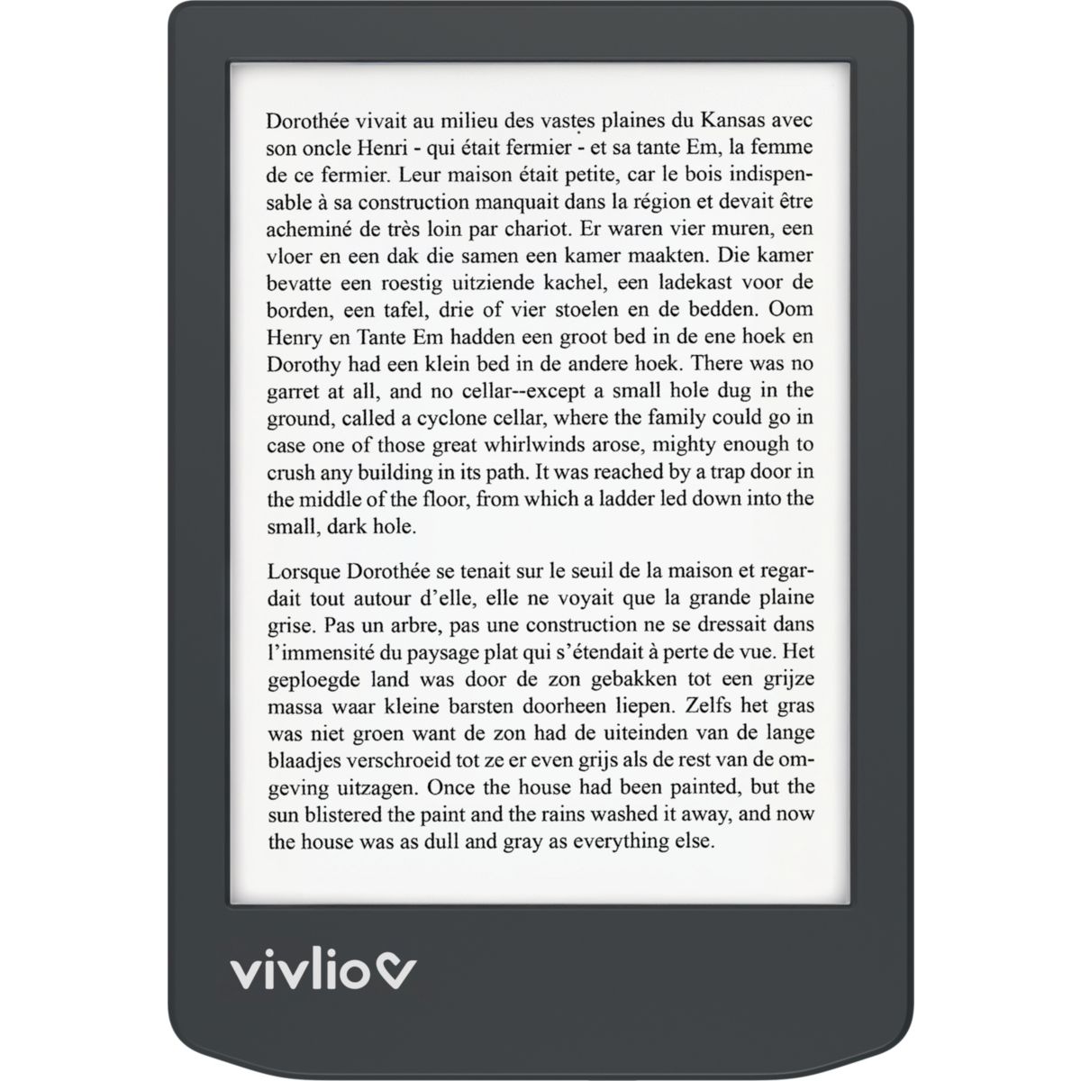 Liseuse eBook Coffret 2en1 Light ZEN+Housse couleur unique, VIVLIO