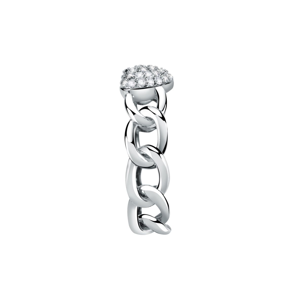 Bague en laiton et cristal INCONTRI argent, MORELLATO