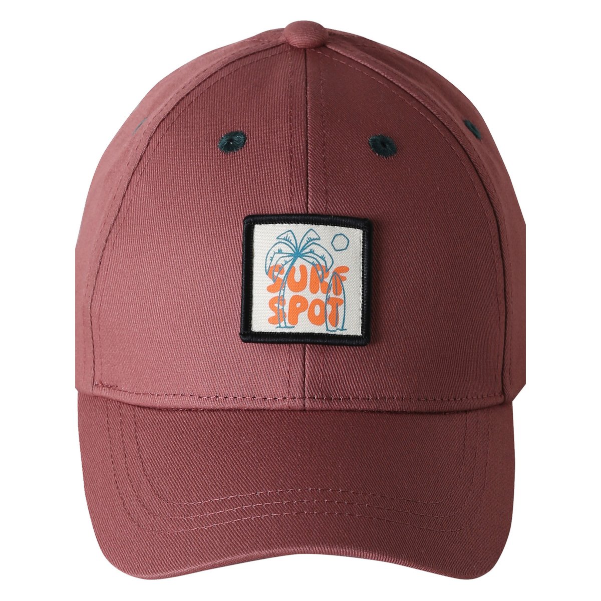 Casquette en coton bois de rose, VERTBAUDET