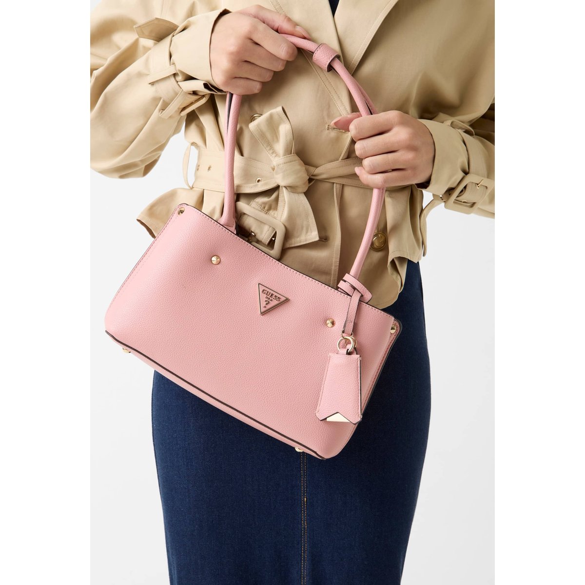 Sac D'épaule Meridian rose, GUESS