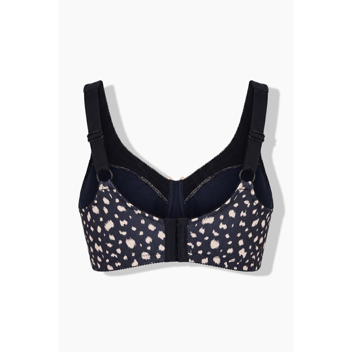 Soutien-gorge de confort, motif dalmatien noir, ULLA POPKEN
