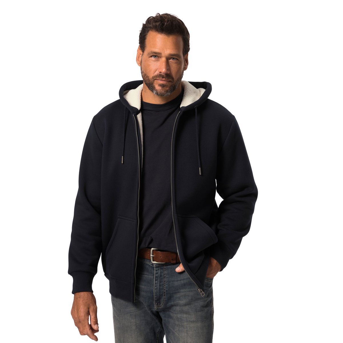Veste à capuche, collection Outdoor marine foncé, JP1880