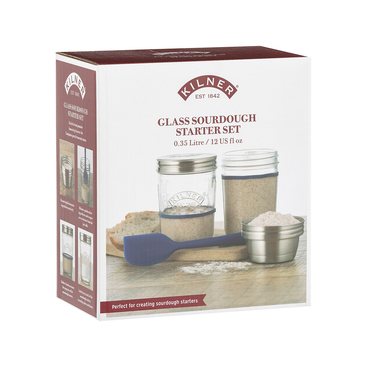 Sourdough Starter Set transparent, KILNER