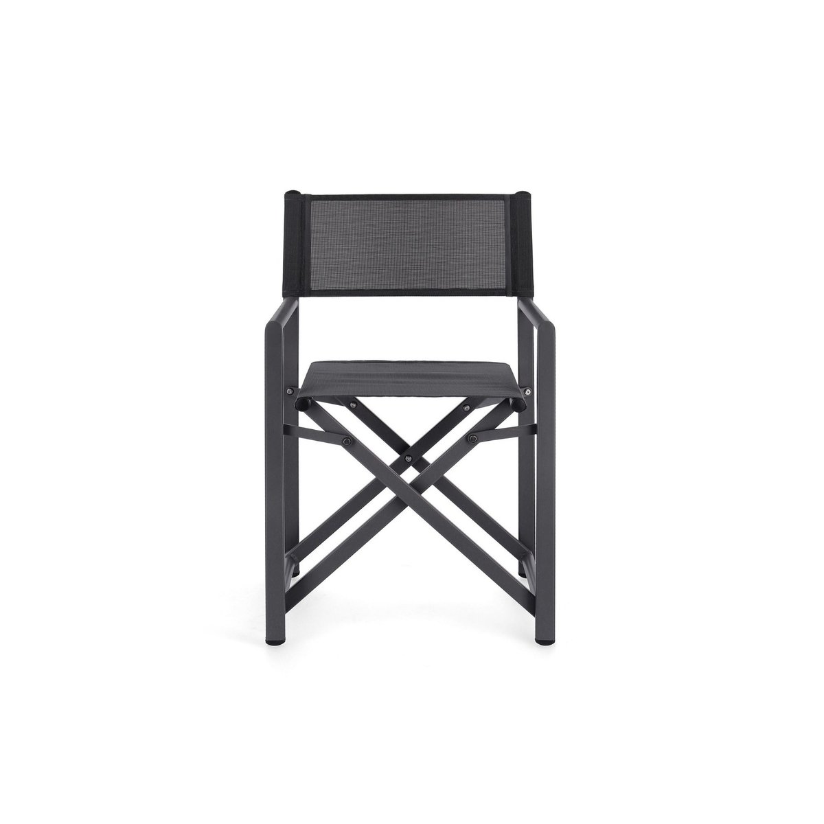 Chaises de metteur en scène pliables d'extérieur (lot de 2) - CABOURG anthracite, HELLIN, DEPUIS 1862