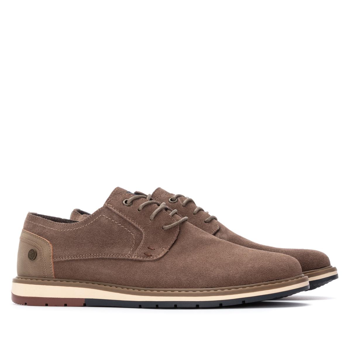 Chaussure Blucher/Derby Plaine Entreprise Lacets taupe, XTI