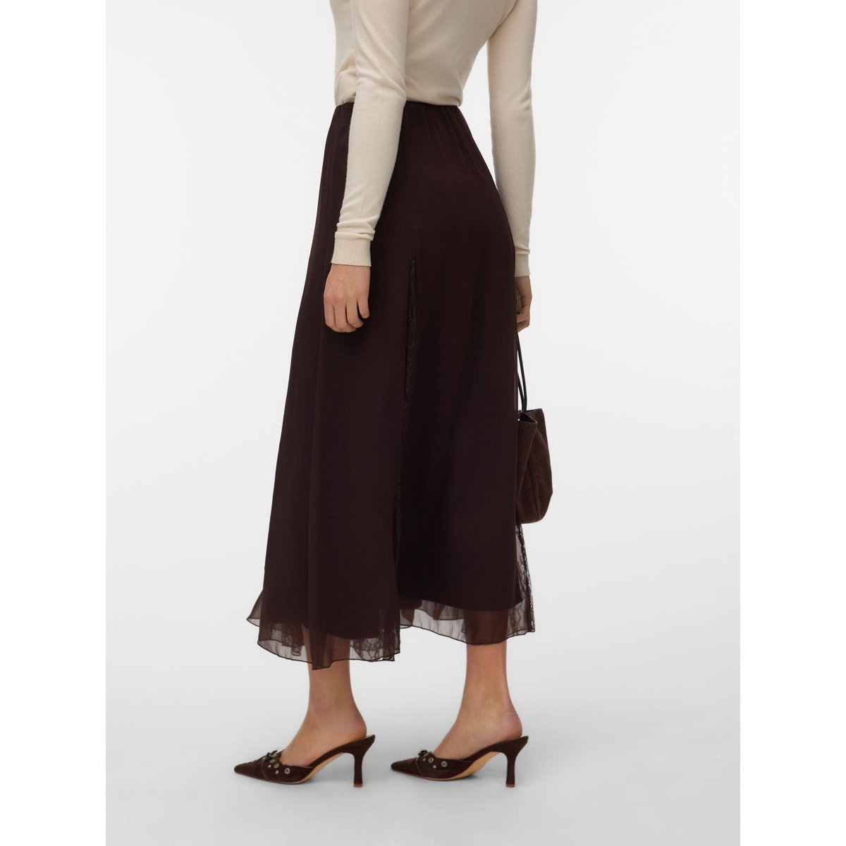 Jupe marron - chocolate torte, VERO MODA