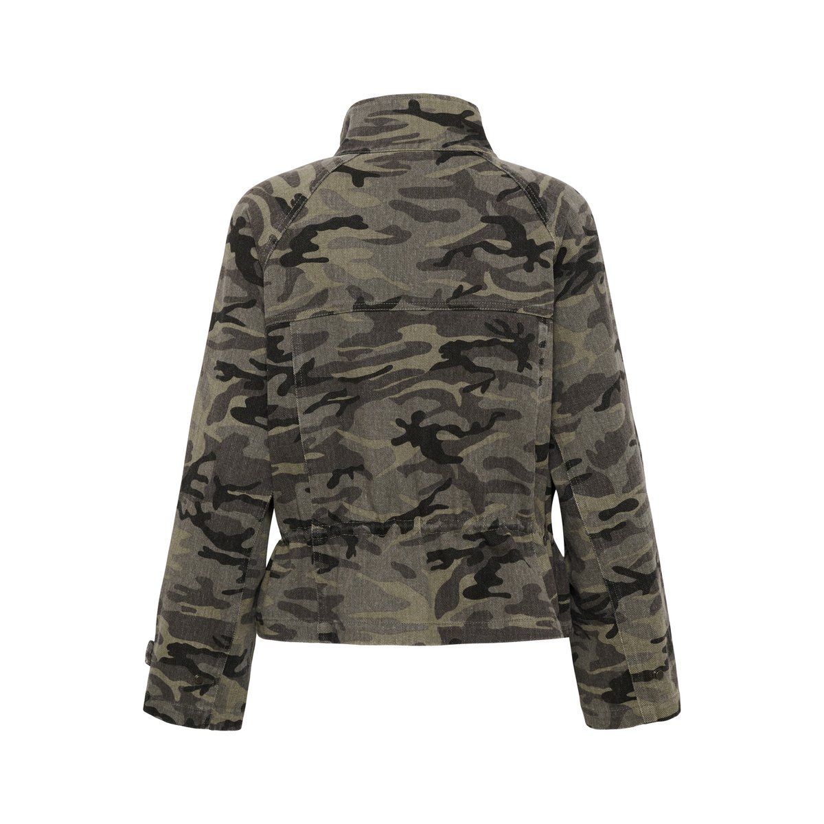 Manteau gris beige geyr/beige camouflage print, KAFFE