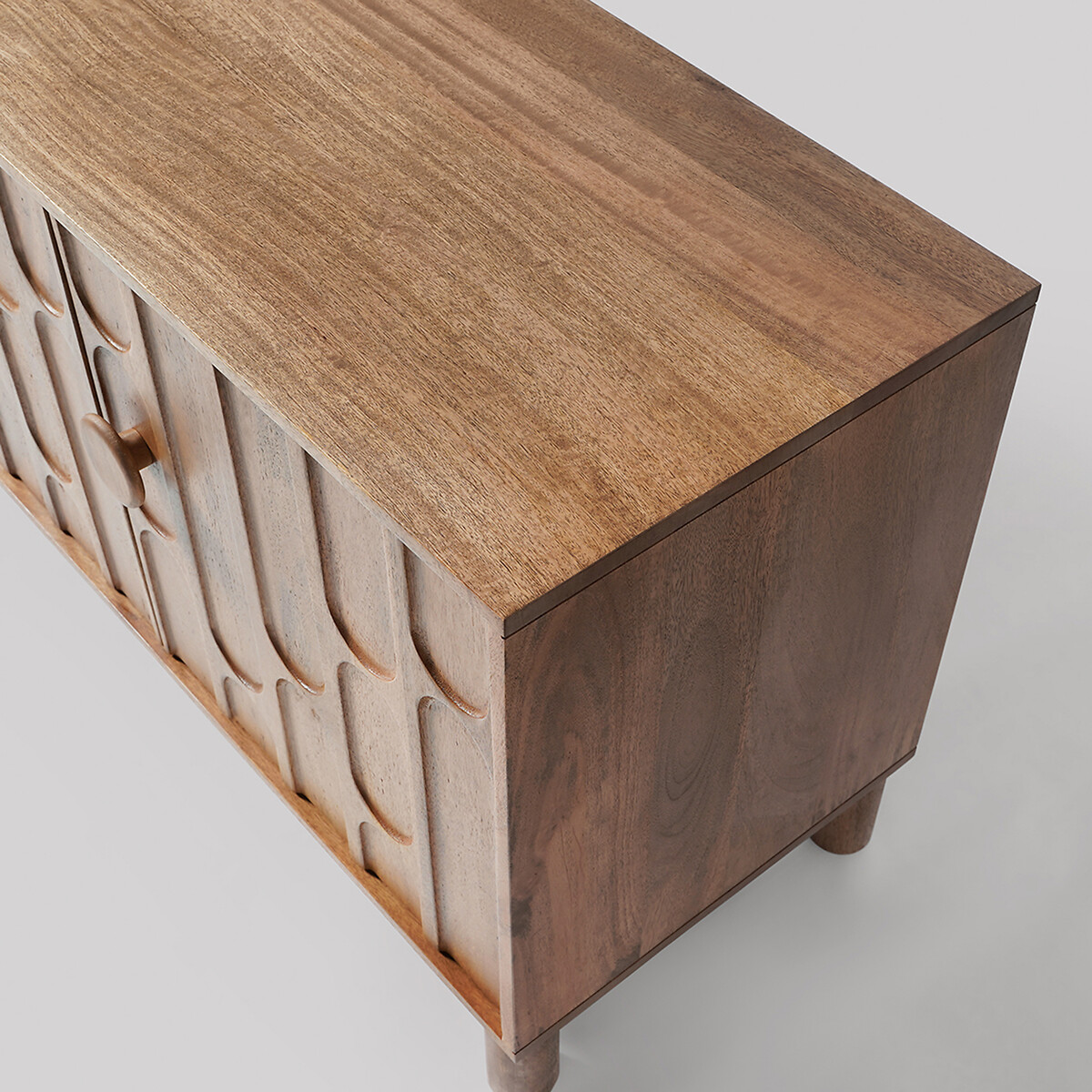 Corvin Mango Wood 4 Door Sideboard light wood, SWOON