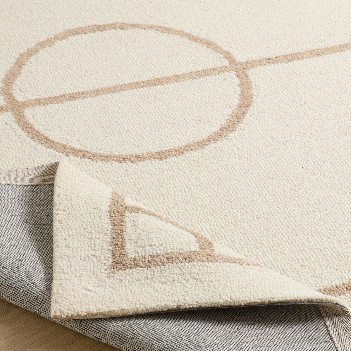 Tapis pour enfants en laine de football - NATUR KIDS natural multi, THEKO