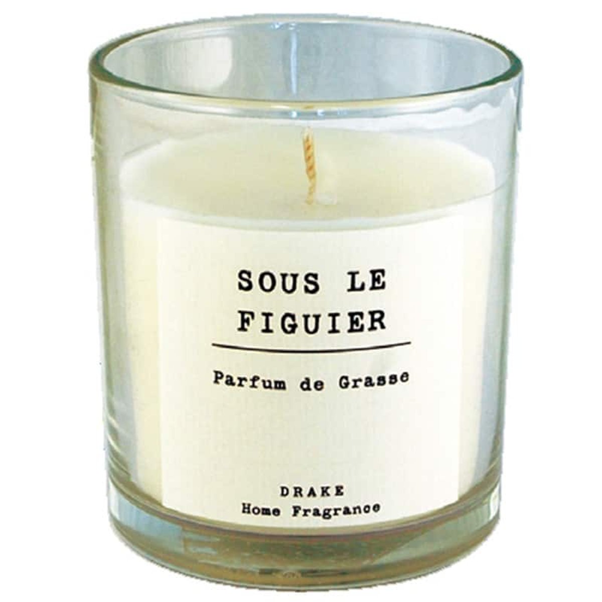 Bougie cire végétale d'intérieure - Sous le figuier 35h couleur unique, DRAKE