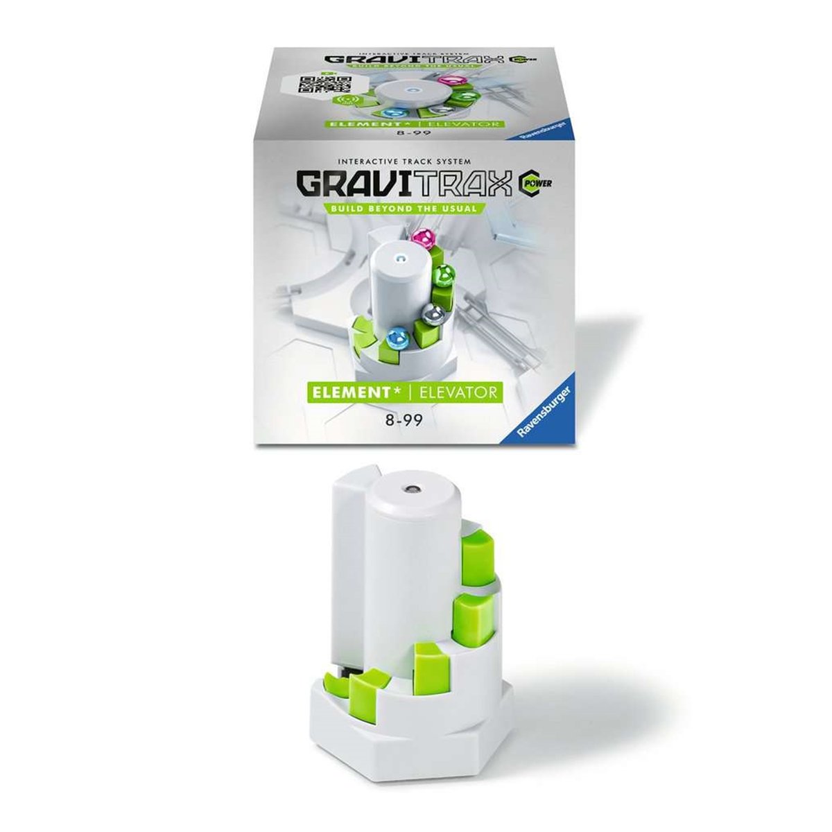 GraviTrax POWER Element Elevator blanc et vert, RAVENSBURGER