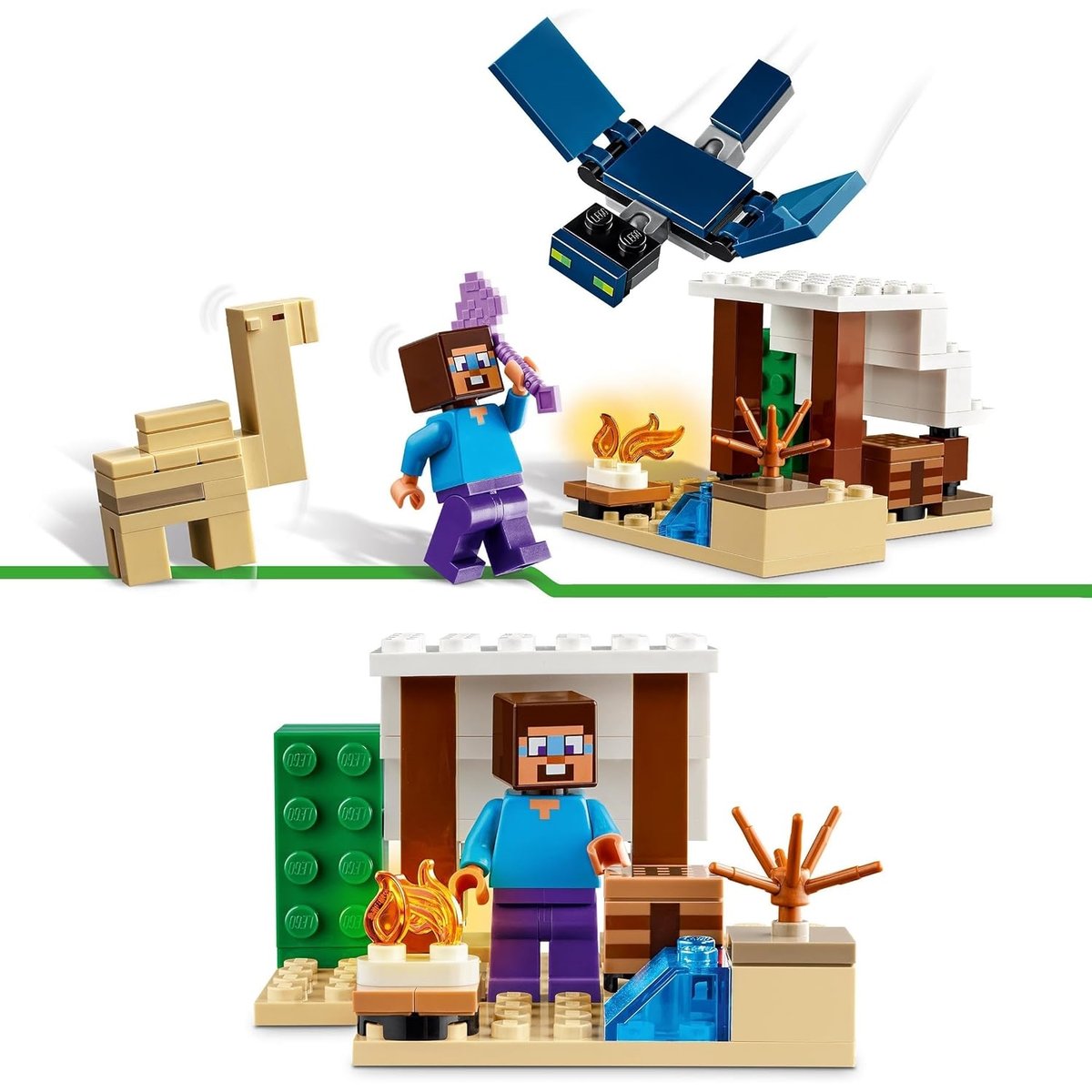 L'expédition de Steve dans le désert multicolore, LEGO