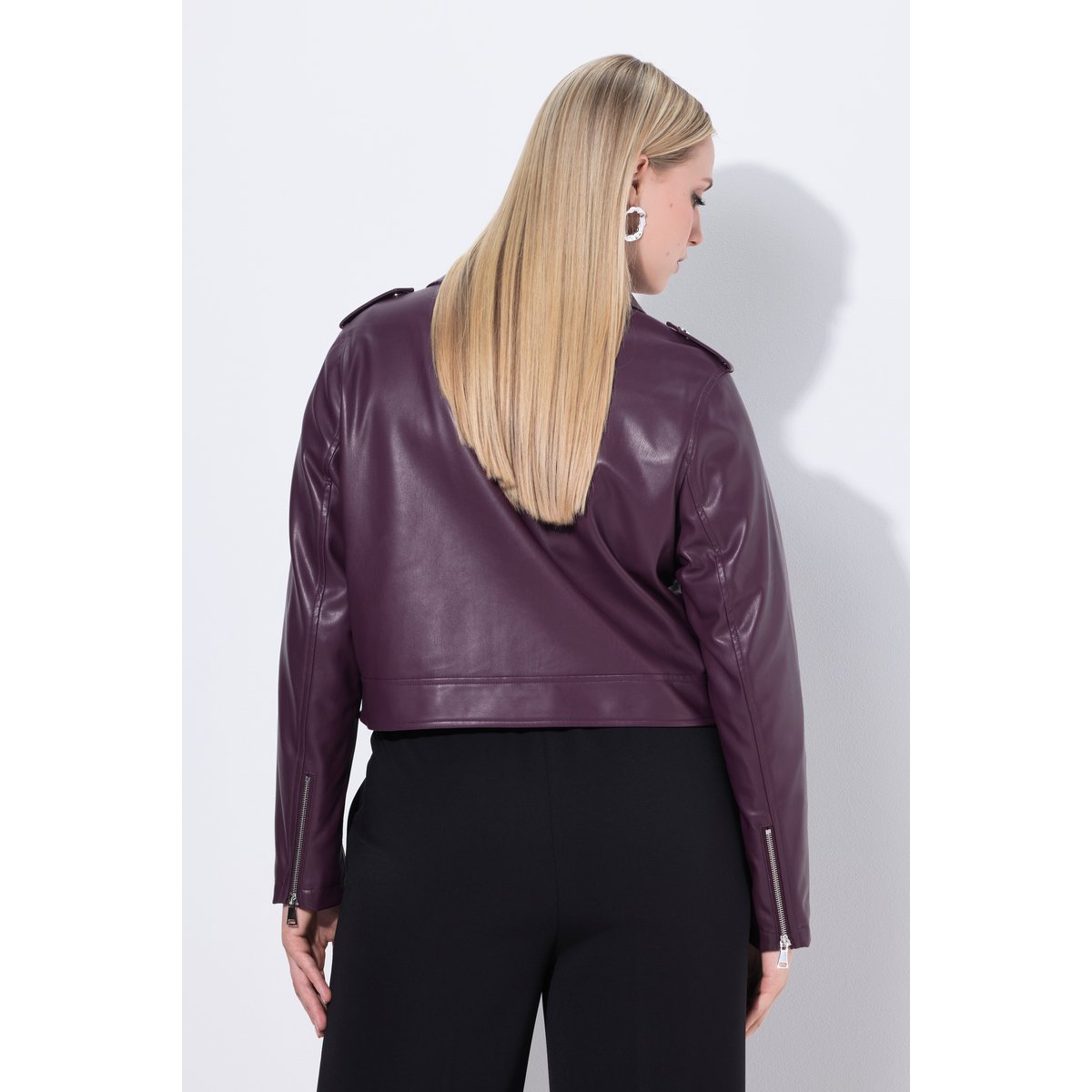Perfecto en similicuir prune foncé, ULLA POPKEN