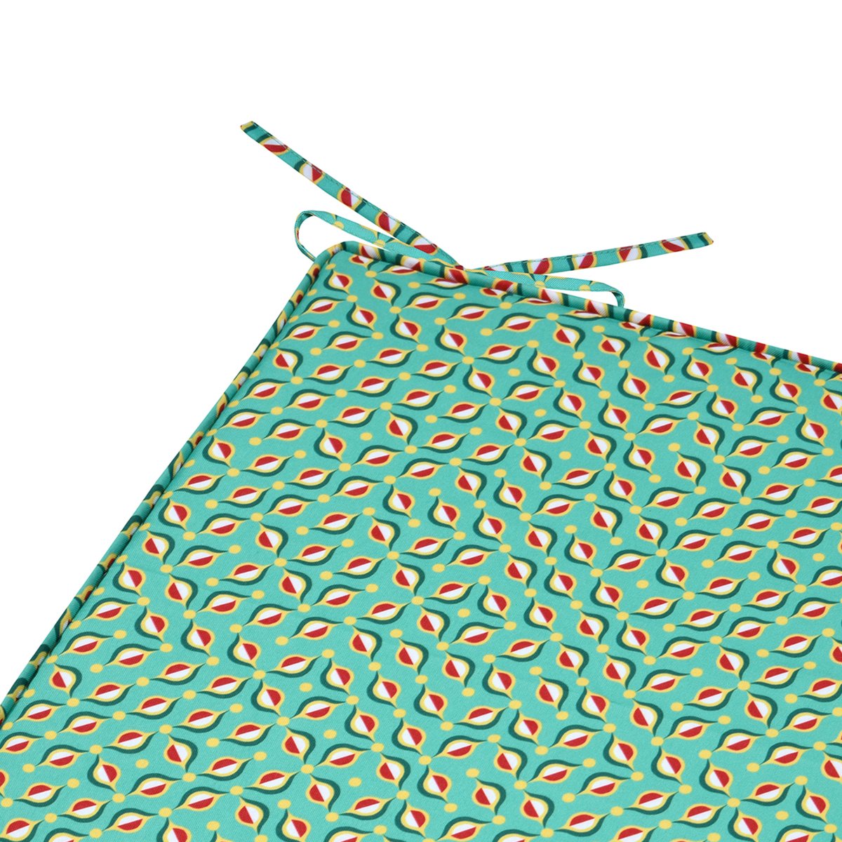 Galette de chaise graphique vert, LOVELY CASA