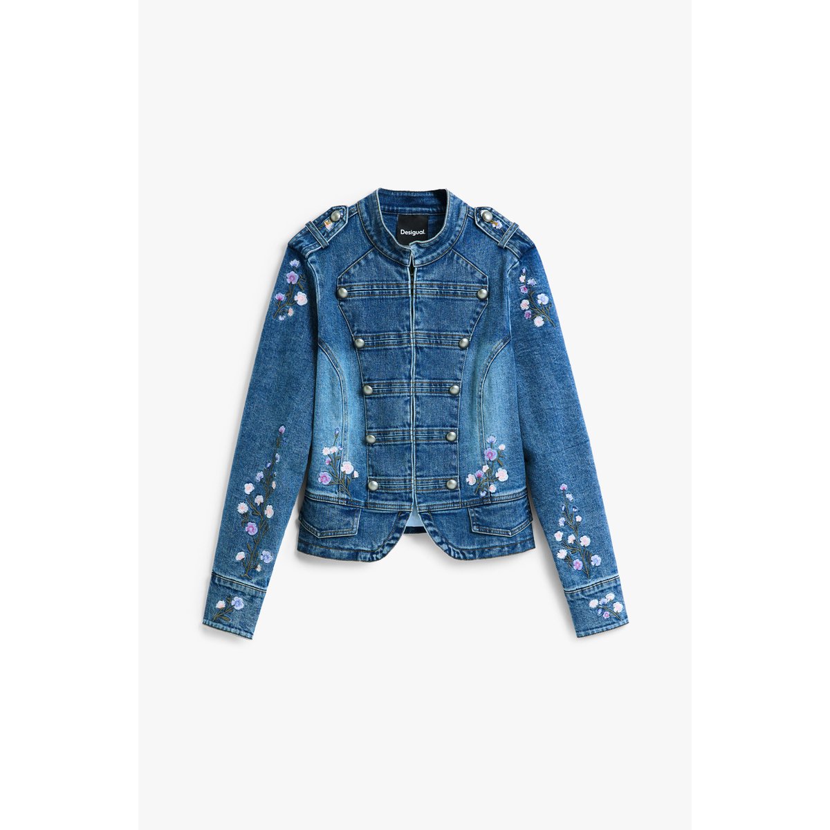 Veste brodée M C Lacroix bleu clair, DESIGUAL