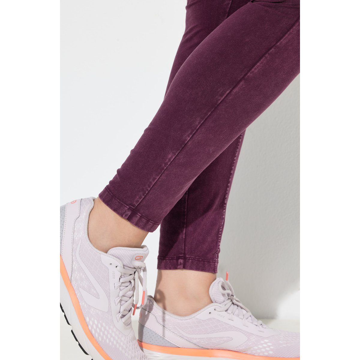 Legging au look vintage rouge raisin, ULLA POPKEN