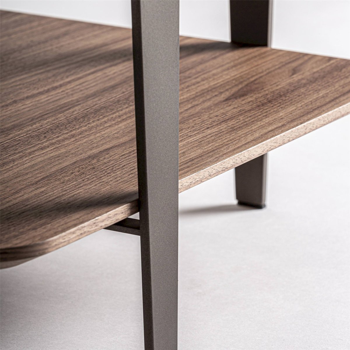 Table basse en bois de frêne et verre marron bois et verre beige, RECOLLECTION