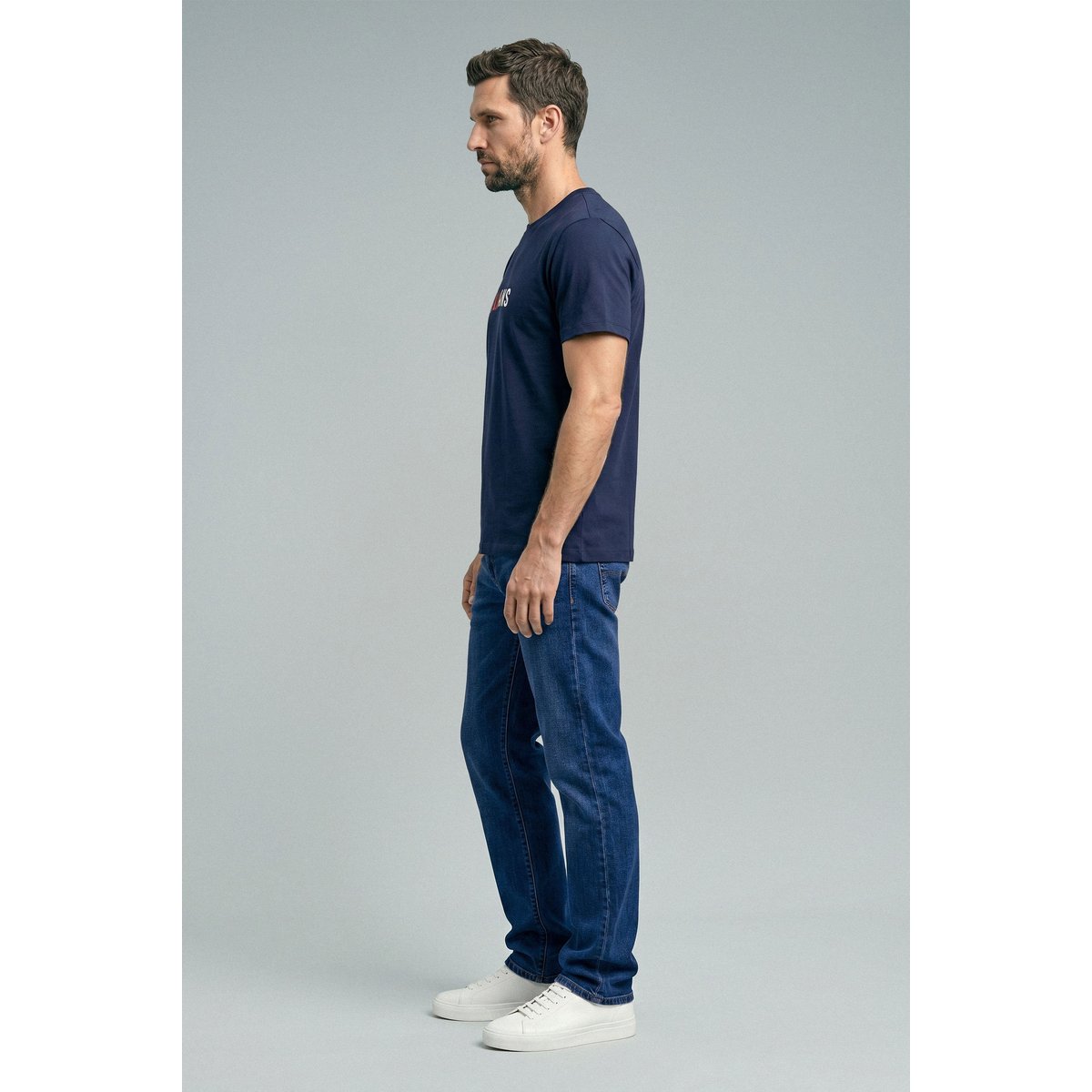 T-SHIRT AVEC BRANDING bleu lagon, SALSA JEANS