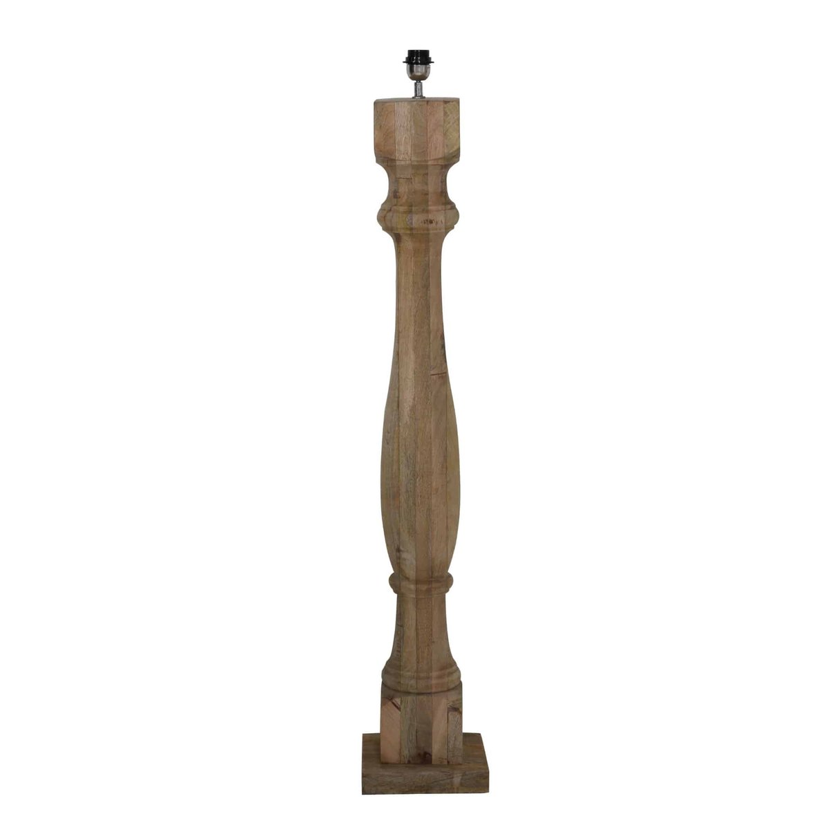 Lampadaire Bois ROBBIA naturel, LIGHT & LIVING