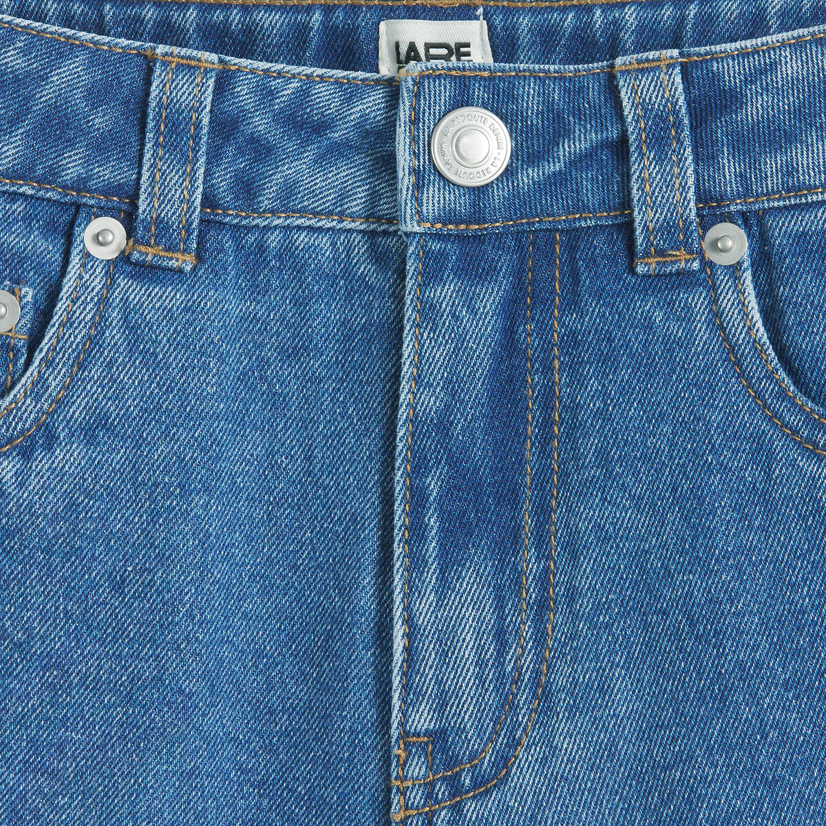 Bermudas modelo baggy, em ganga stone , LA REDOUTE COLLECTIONS
