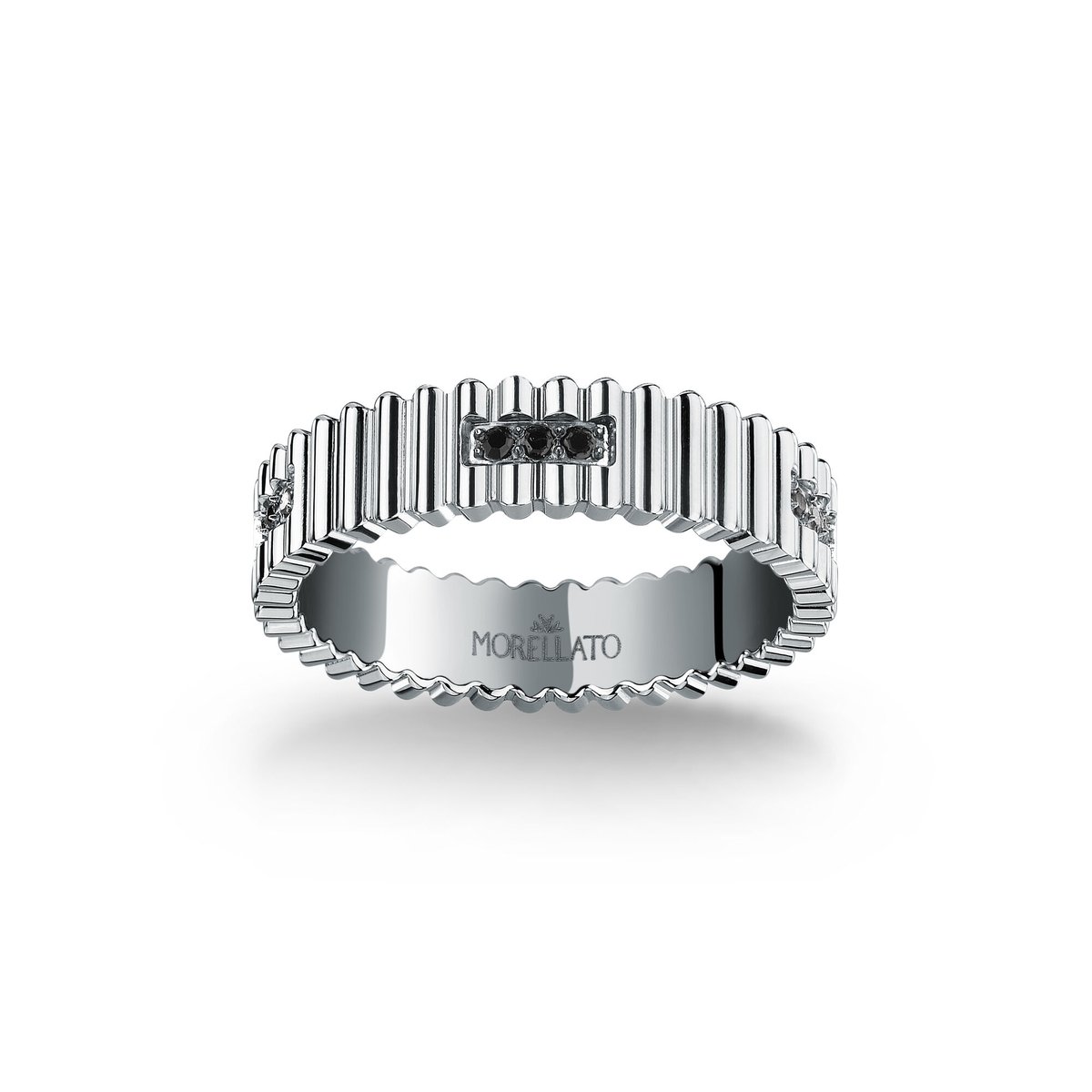 Bague en Acier, Pierre PP URBAN argent, MORELLATO