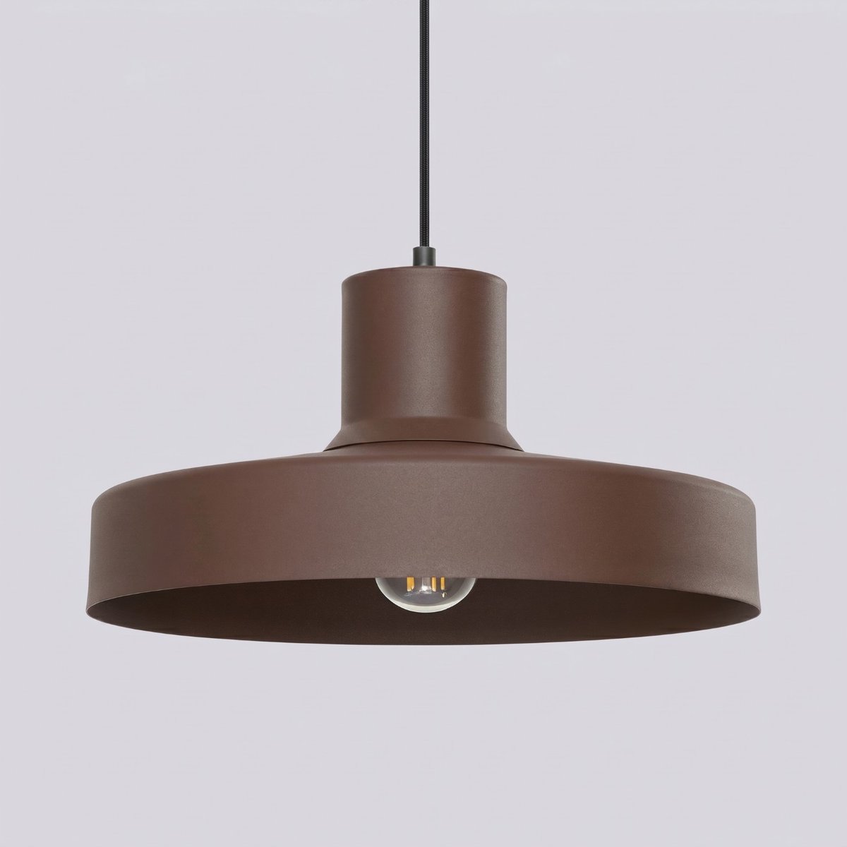 Suspension Acier Marron E27 1 BILO marron, EDEN