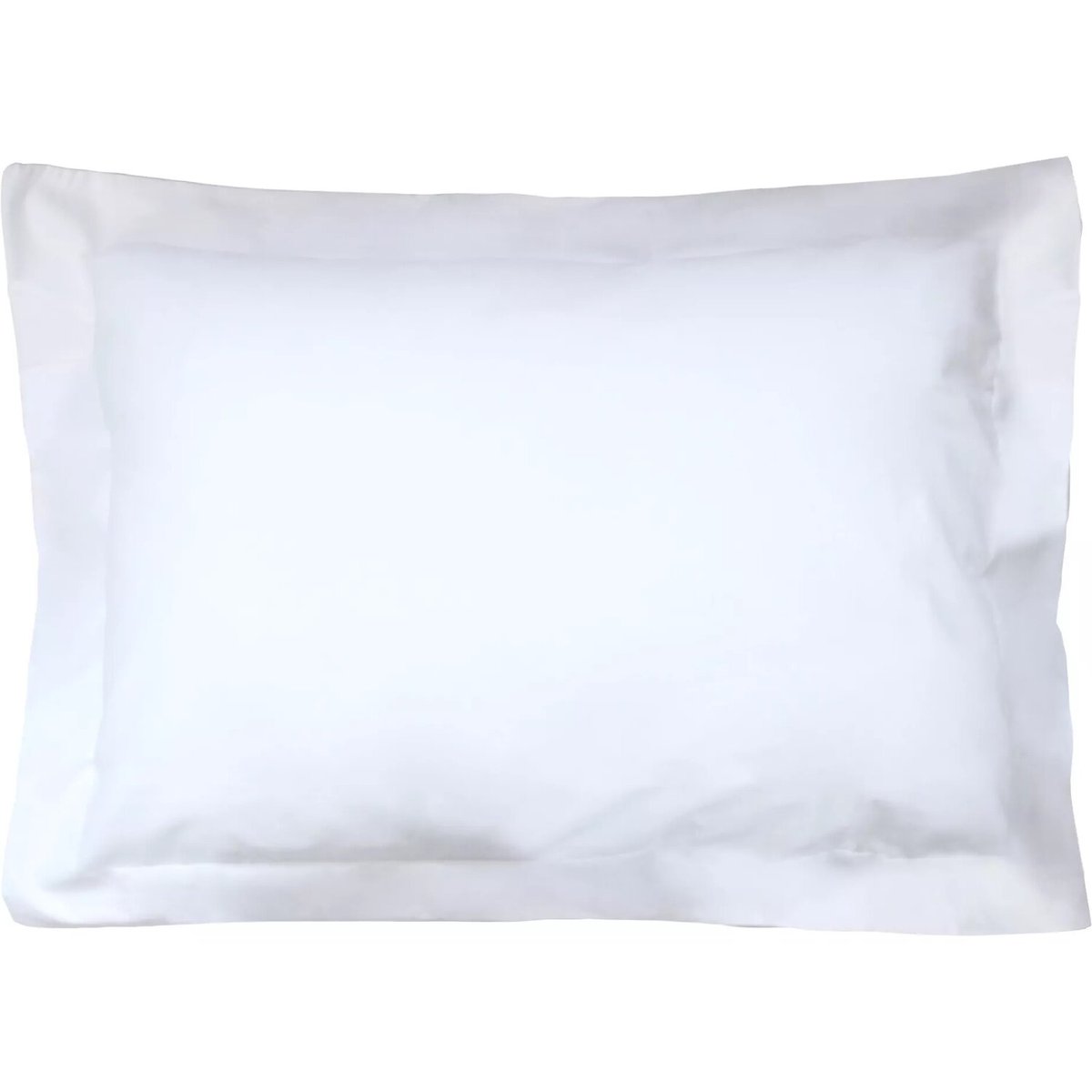 Taie d'oreiller avec volant blanc blanc, C DESIGN HOME TEXTILE