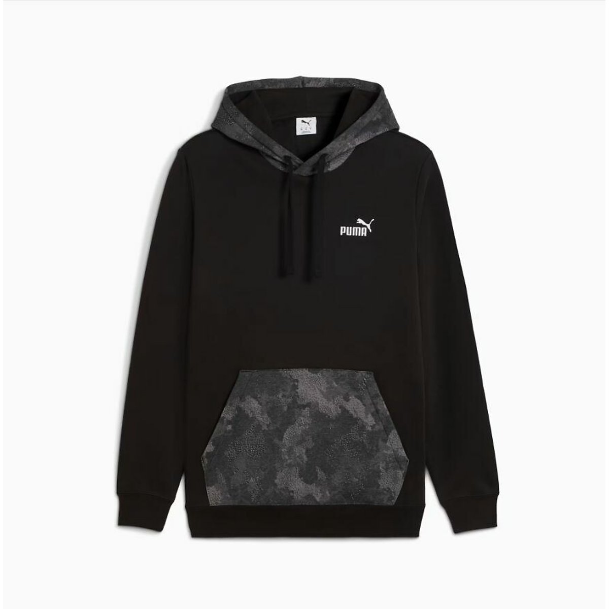 Sweat à capuche camouflage noir, PUMA