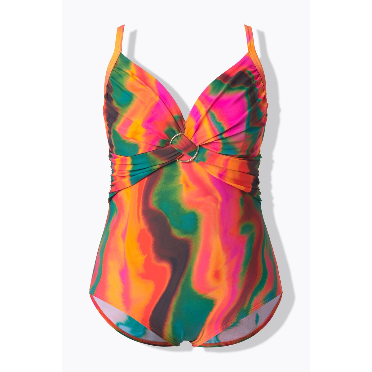 Maillot de bain sans bonnets souples rose vif magenta, ULLA POPKEN