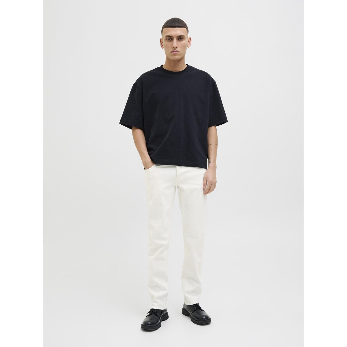 Jean Slim white denim, JACK & JONES