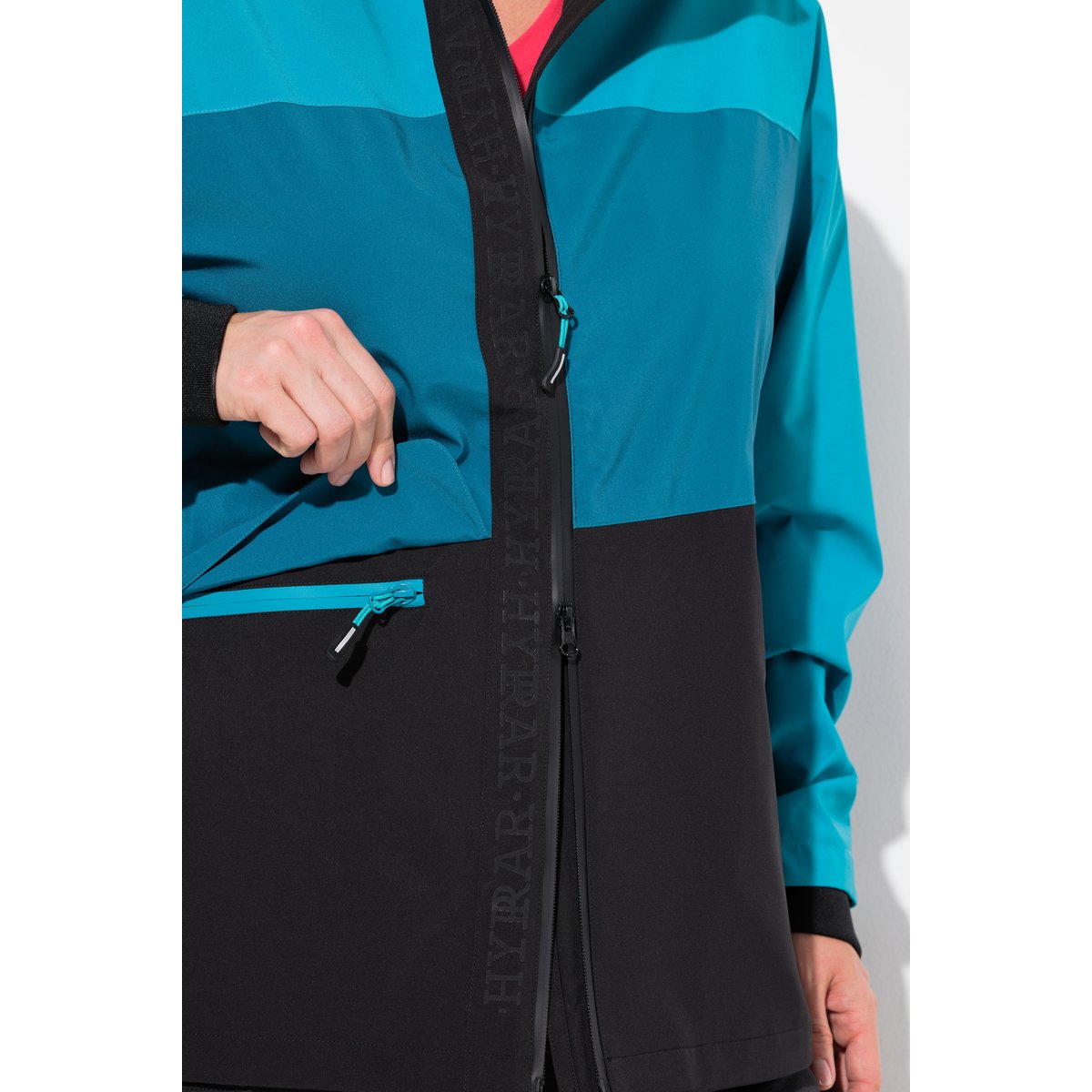 Veste de pluie HYPRAR à capuche noir, ULLA POPKEN